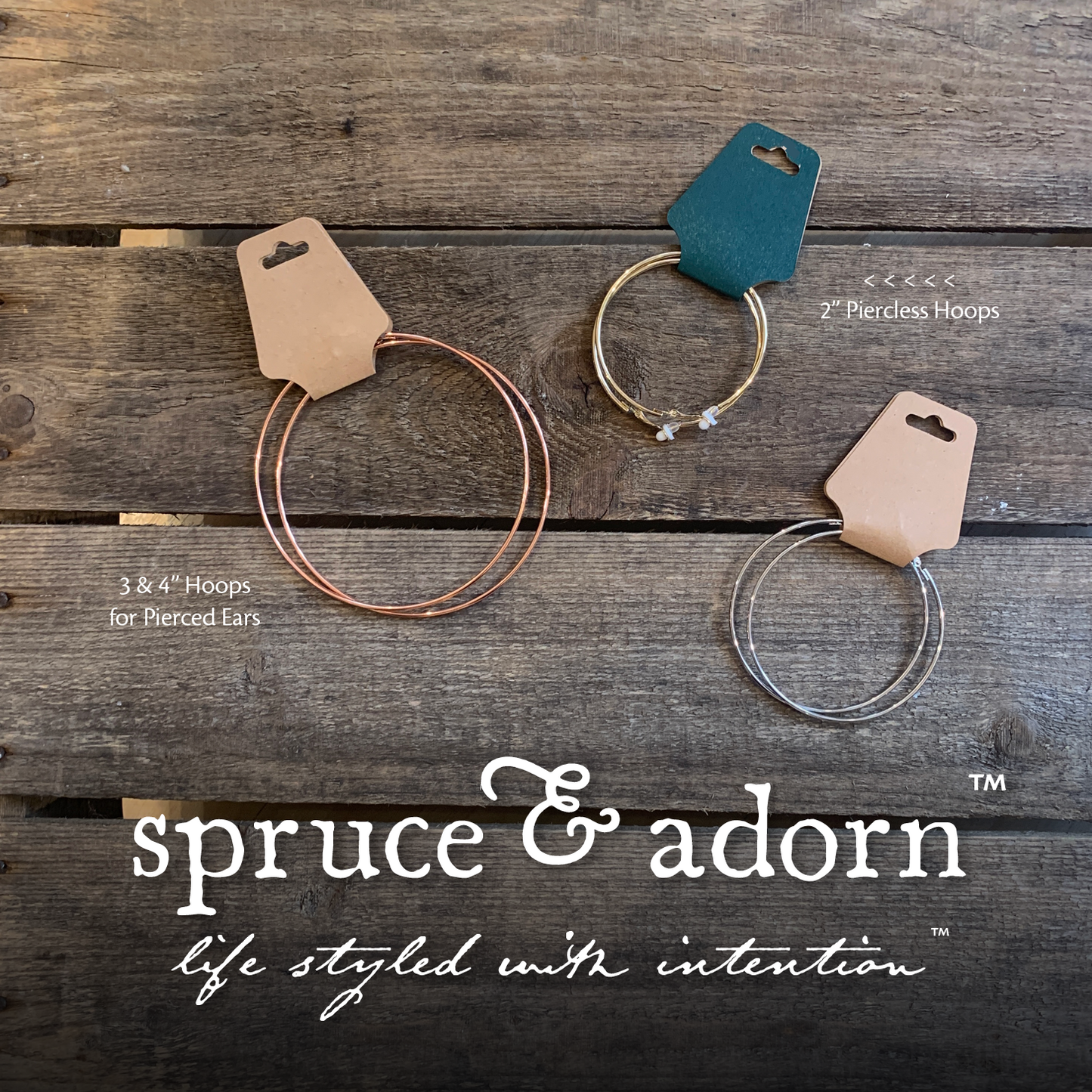Classic Hoop Earrings for Pierced Ears