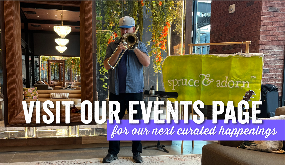 spruce & adorn™ + friends welcomes Pittsburgh Jazz Musician Reggie Watkins to live music, held at the Albion Lawrenceville Urban Community Apartments in August 2026. spruce & adorn™ is life styled with intention.