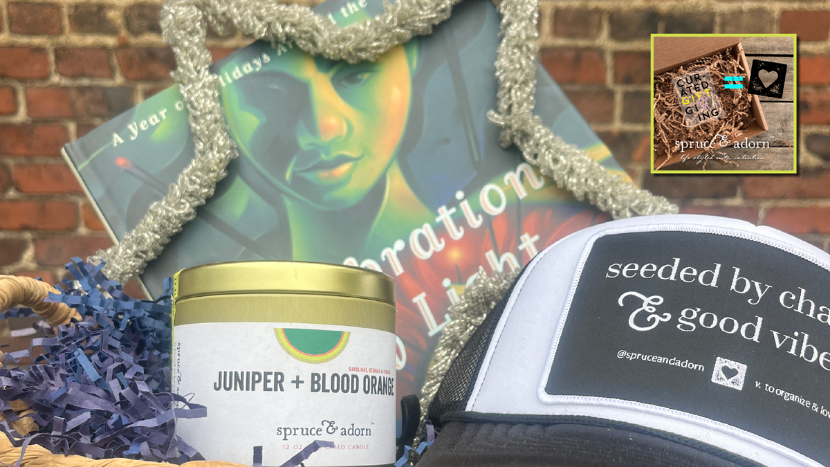 spruce & adorn™ offers curated gift giving services and stocks limited collections online. There are so many celebrations to share in together from Diwali to  Day of the Dead leading into the Wonderland of Winter Holidays. Reach out and let us mentor you for your needs.